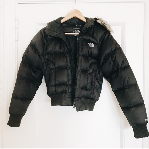 North Face Puffer Jacket With Faux Fur 